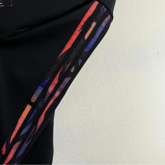 Adidas Tiger-Print Crop Top & Shorts